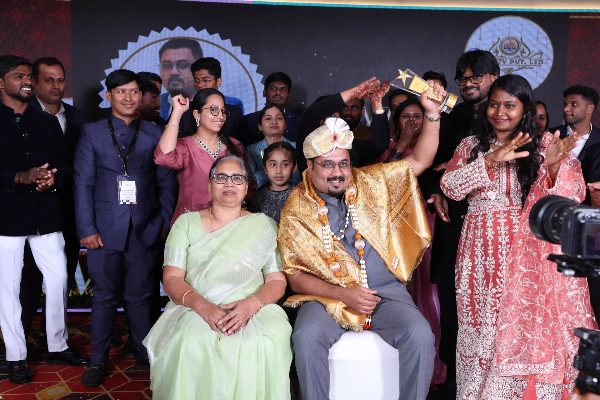 MNM Enterprises Anniversary Celebration happy team gathering