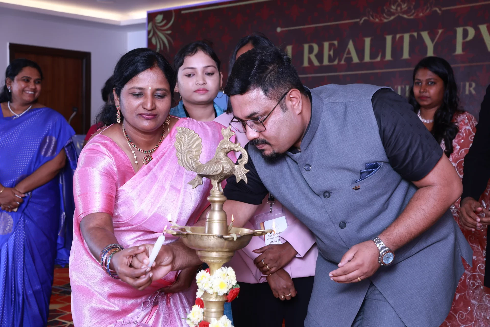 MNM Enterprises Anniversary Celebration celebration with decorations