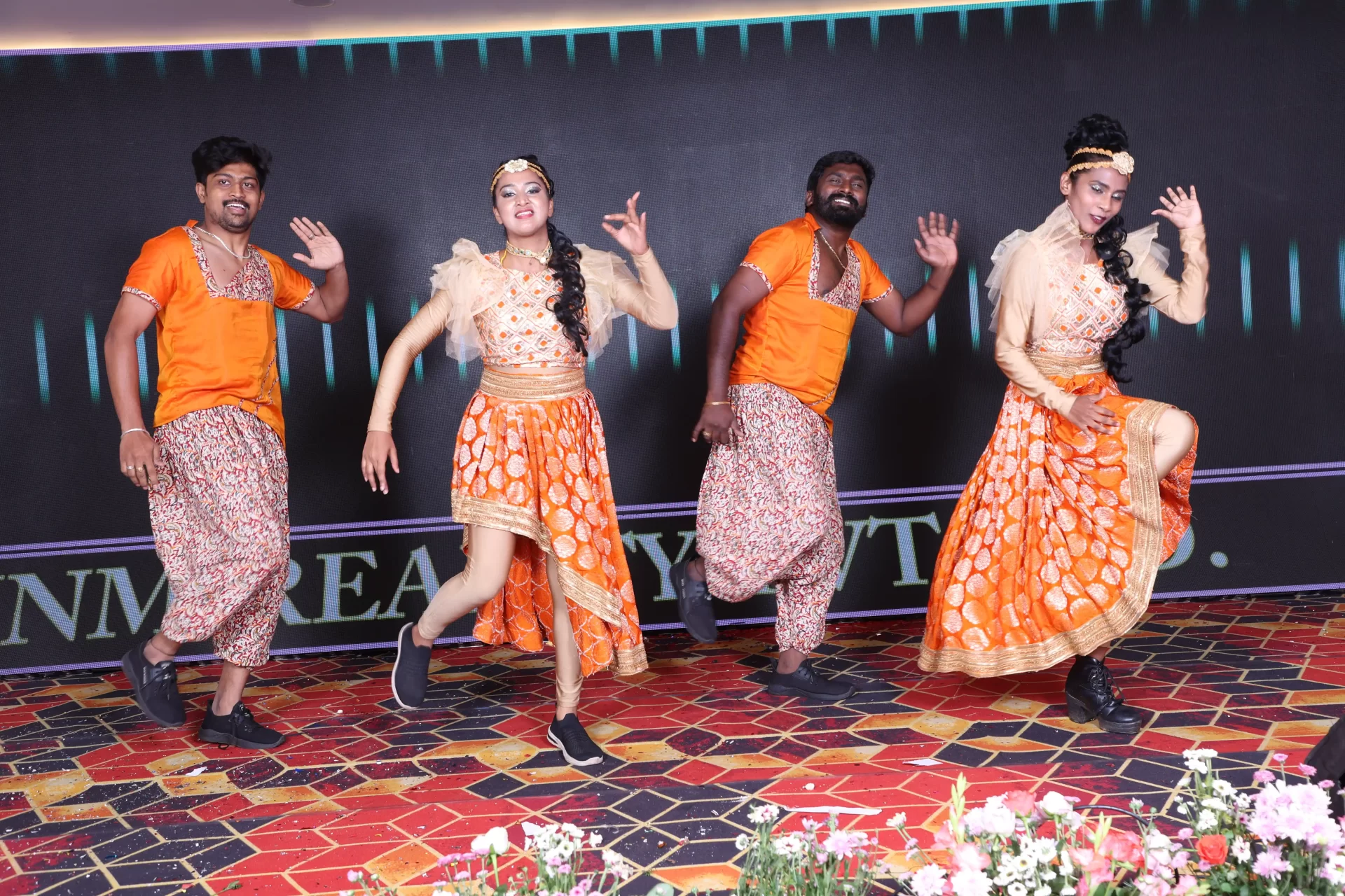 MNM Enterprises Anniversary Celebration group photo of employees