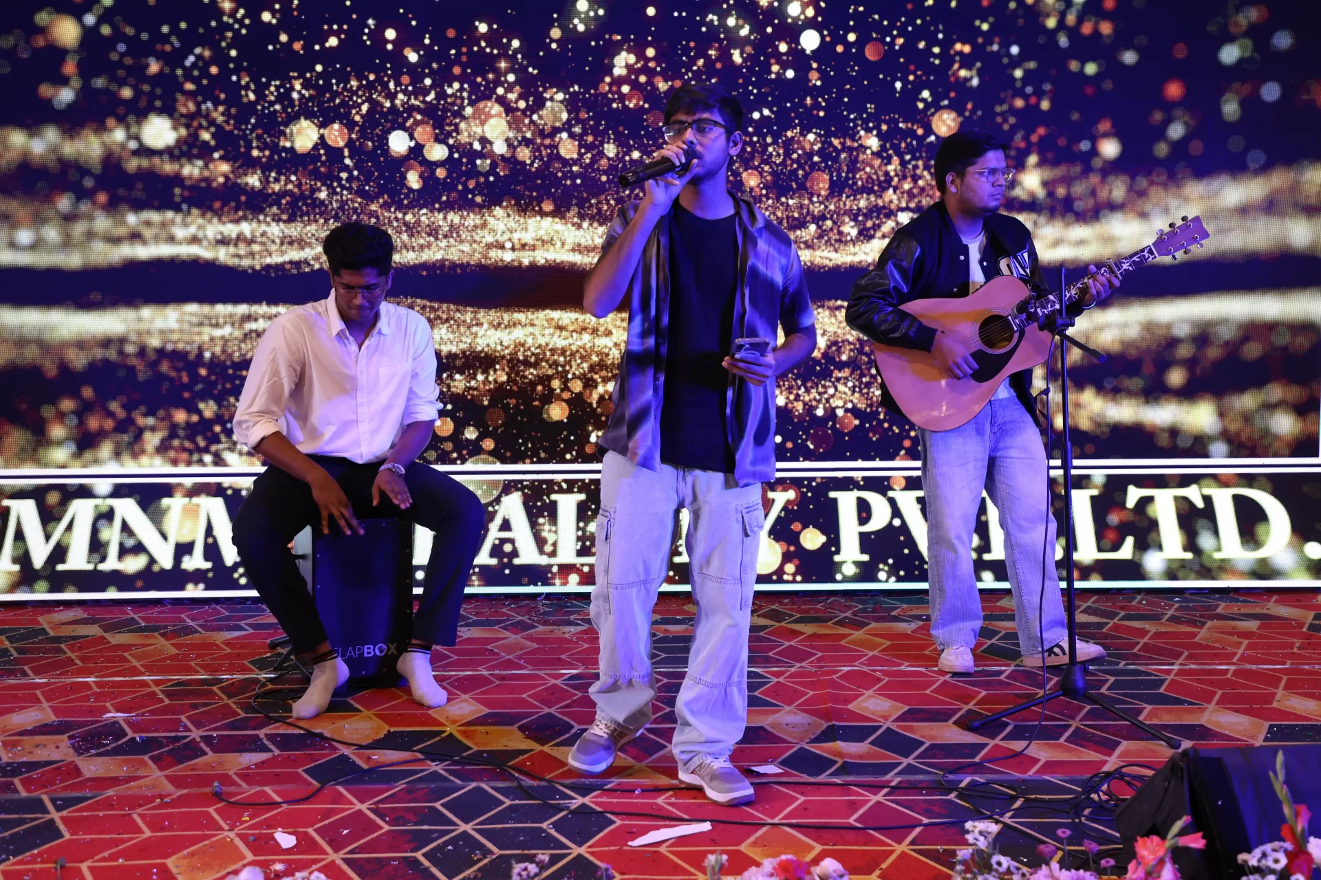 MNM Enterprises Anniversary Celebration leadership addressing team