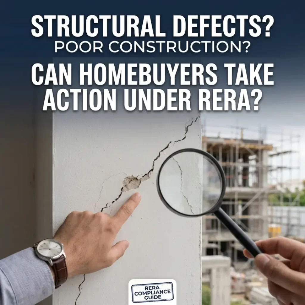 home buyers rights under RERA for structural defects in construction by MNM Enterprises