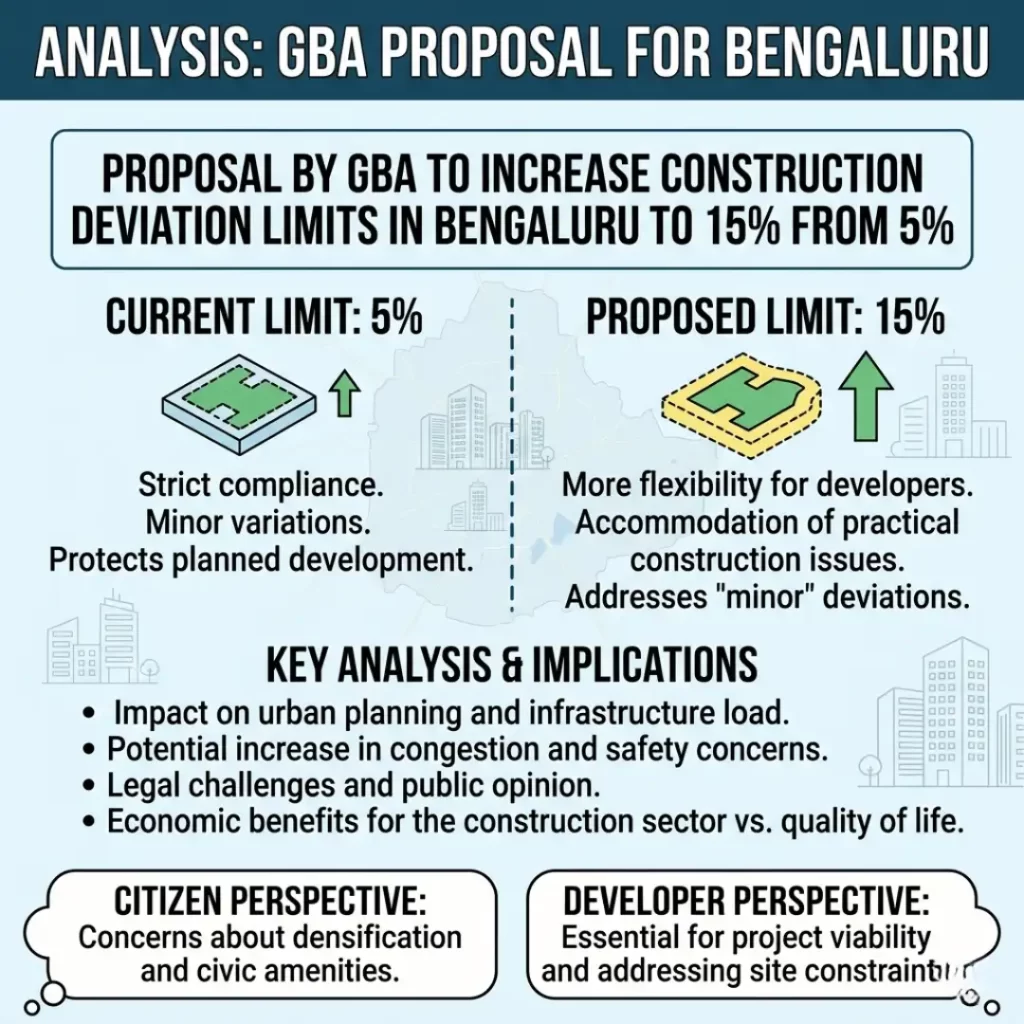 Construction Deviation Limits in Bengaluru for residential building projects by MNM Enterprises