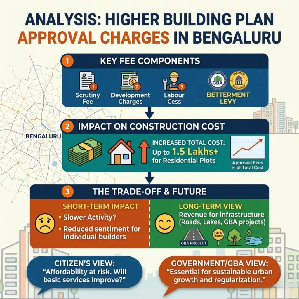BBMP Building Plan Charges in Bengaluru for residential construction projects by MNM Enterprises