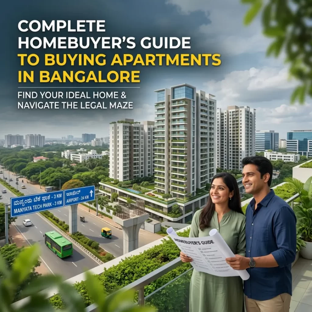 Buying apartments in Bangalore guide by MNM Enterprises for first-time homebuyers and property investors