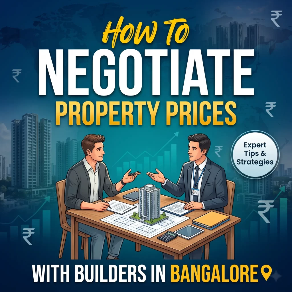 Property price negotiation tips with builders in Bangalore by MNM Enterprises